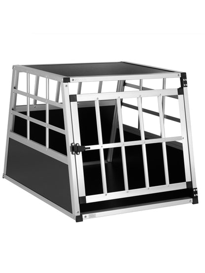Box per trasporto cani M alluminio 70x54x51cm