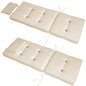 Set di 2 coprisedia Vanamo Crema 118x45x7cm