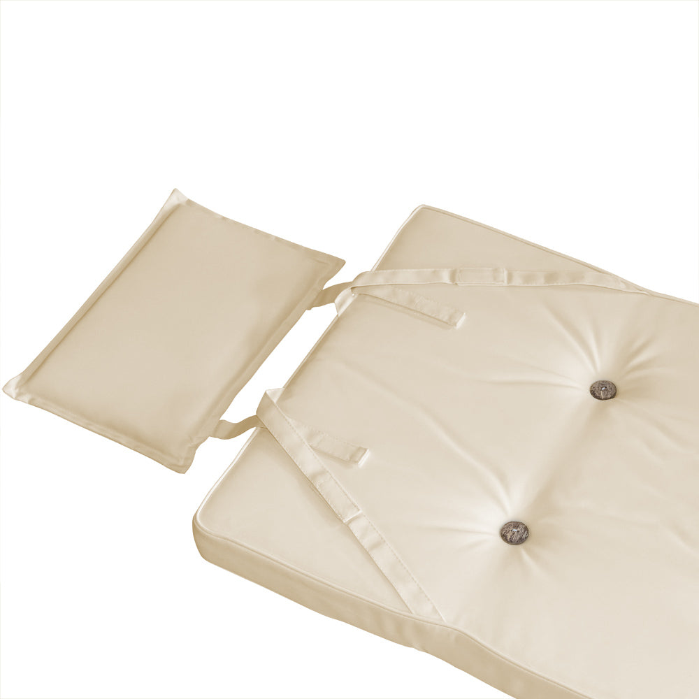 Set di 2 coprisedia Vanamo Crema 118x45x7cm