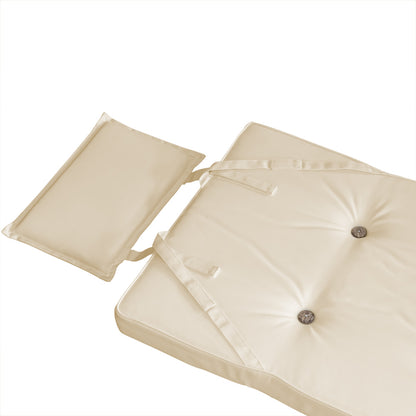 Set di 2 coprisedia Vanamo Crema 118x45x7cm
