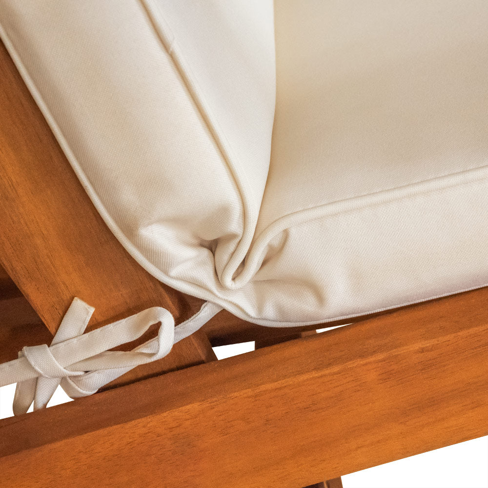 Set di 2 coprisedia Vanamo Crema 118x45x7cm