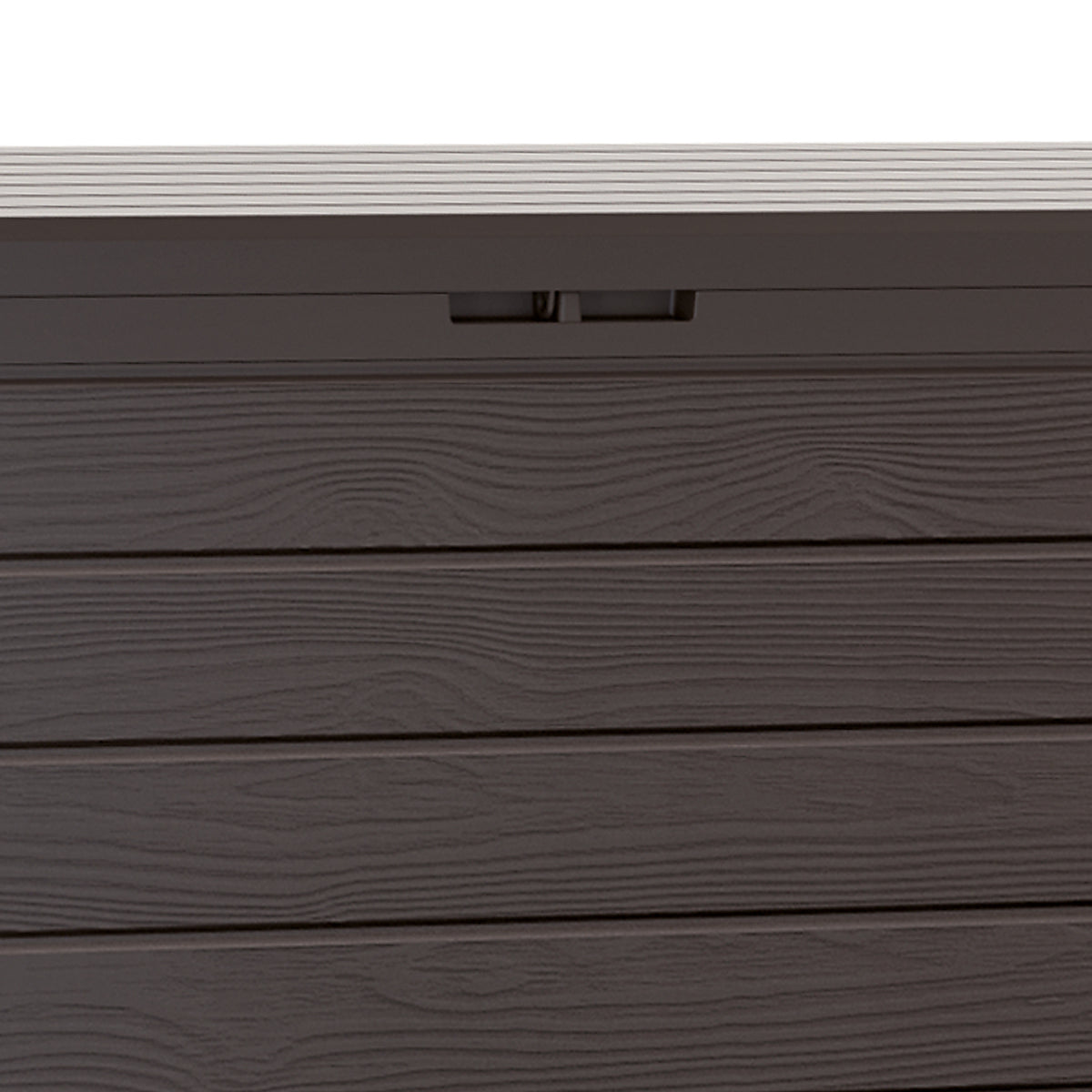 Baule da giardino Woody marrone 116x43x55cm