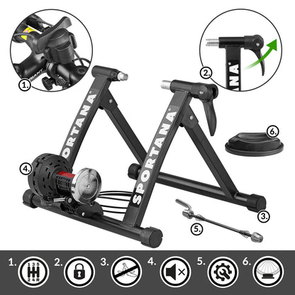 Roller trainer bike fino a 150kg di magnete