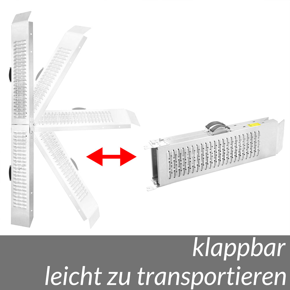 Rampe di accesso Set di 2 pieghevoli da 400 kg