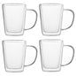Set 4x Bicchieri da tè termici 250ml con doppia parete