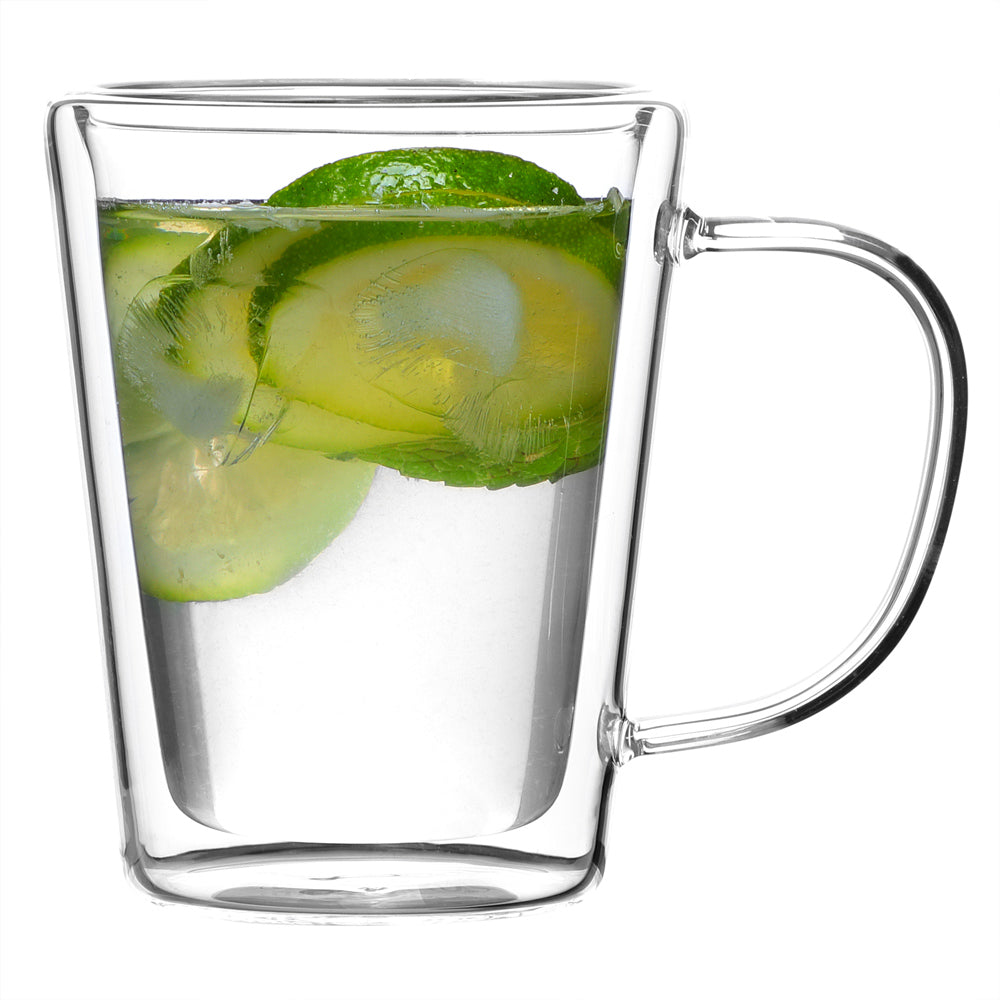 Set 4x Bicchieri da tè termici 250ml con doppia parete