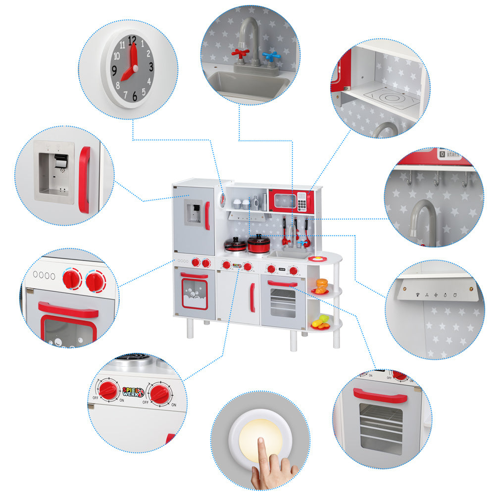 Cucina giocattolo per bambini 91x33x92cm