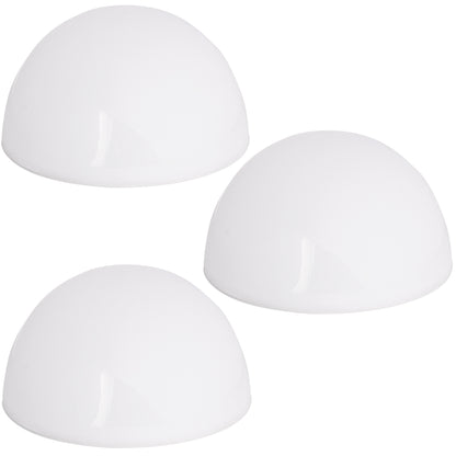 Set 3 x Lampade da giardino semisfera LED bianche