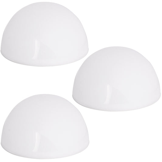 Set 3 x Lampade da giardino semisfera LED bianche