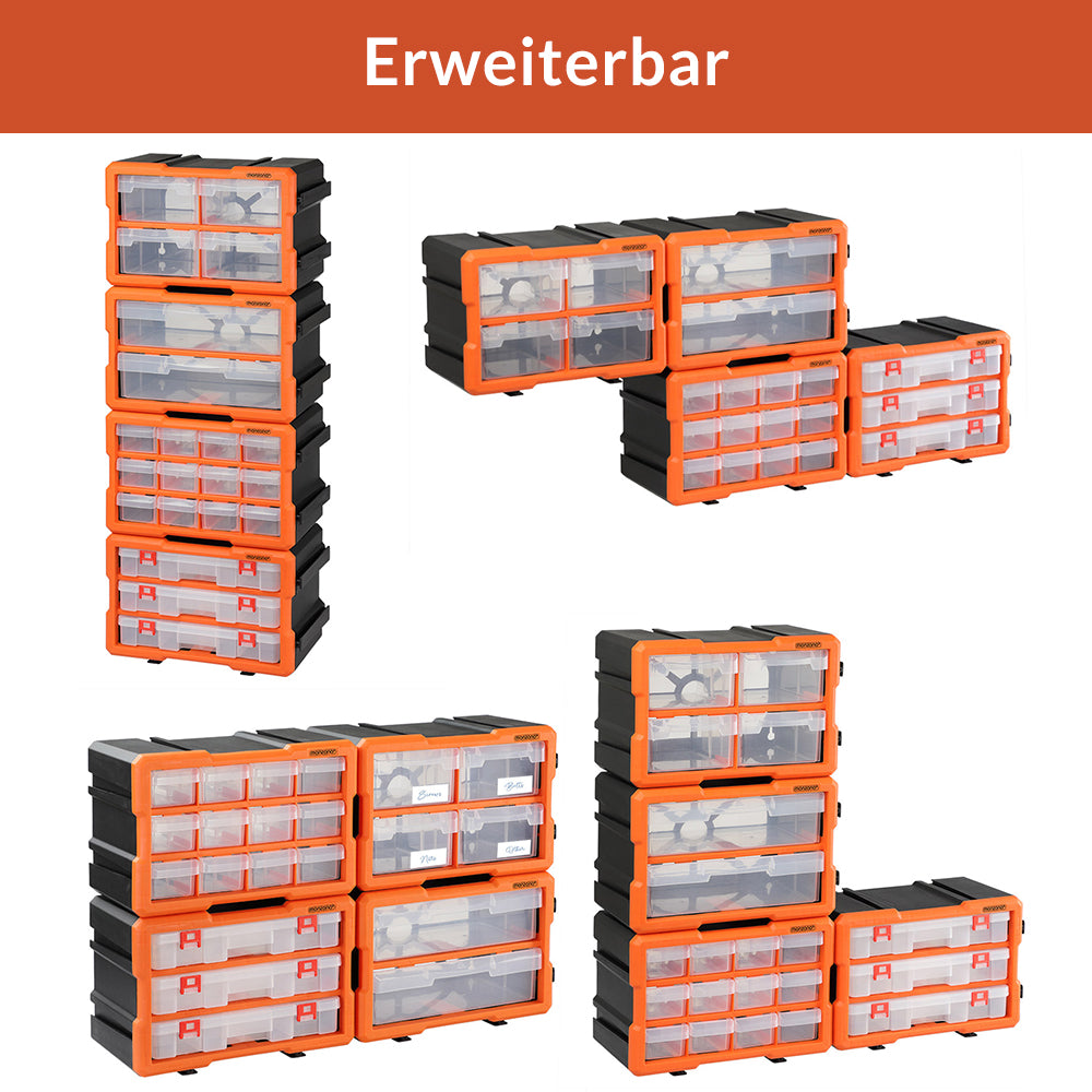 Organizzatore portaminuterie 29,5x19,5x16cm - 12 scomparti