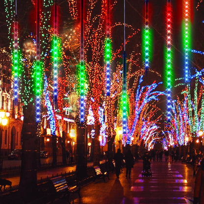 Catena LED pioggia di diamanti Colorato