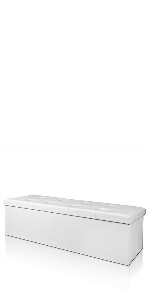 Pouf seduta grigio scuro 115x38x38cm