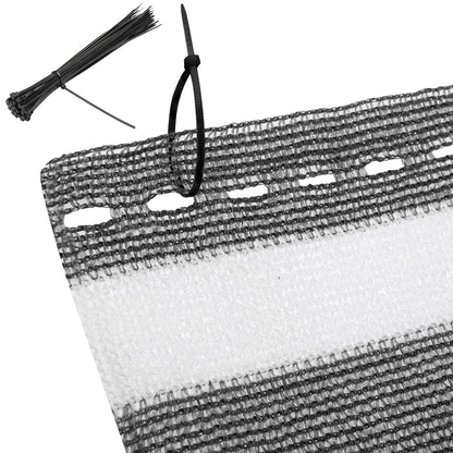 Schermo per la Privacy Grigio/Bianco - 1,2x10m