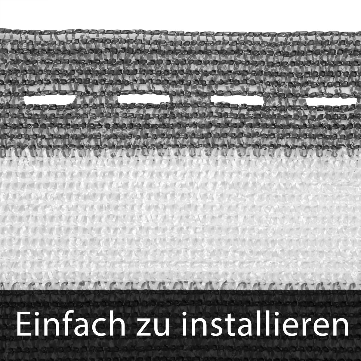 Schermo per la Privacy Grigio/Bianco 1,4x10m