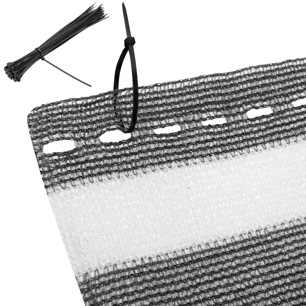 Schermo per la Privacy Grigio/Bianco 1,4x10m