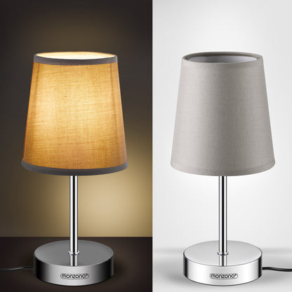 Lampada da comodino tortora