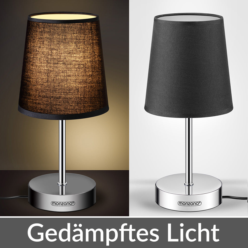 Lampada da comodino antracite