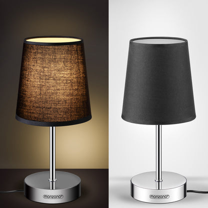 Lampada da comodino antracite