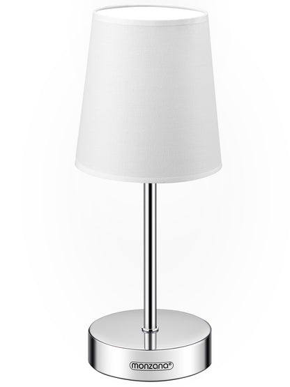 Lampada da comodino bianco