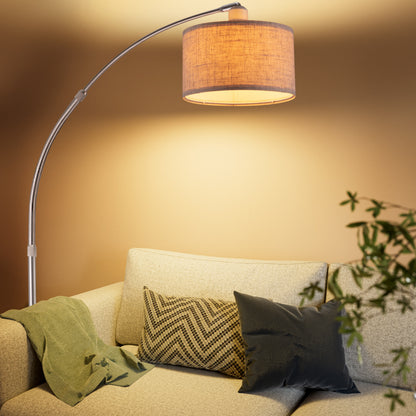 Lampione ad arco150-175cm regolabile