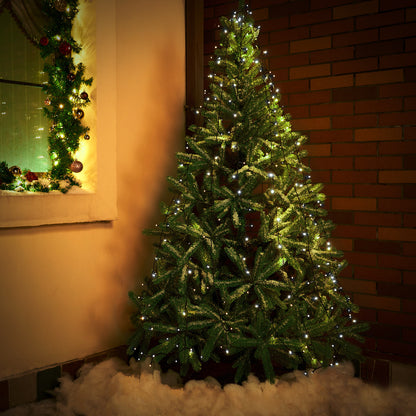 Luci di Natale bianco freddo 11,5m con timer