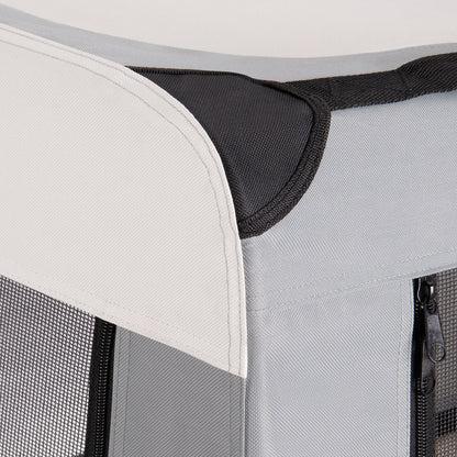 Trasportino per cani grigio XXXL 101x70x70cm pieghevole