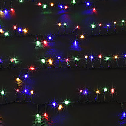 Catena di luci Natale 200 LED colorato 20m