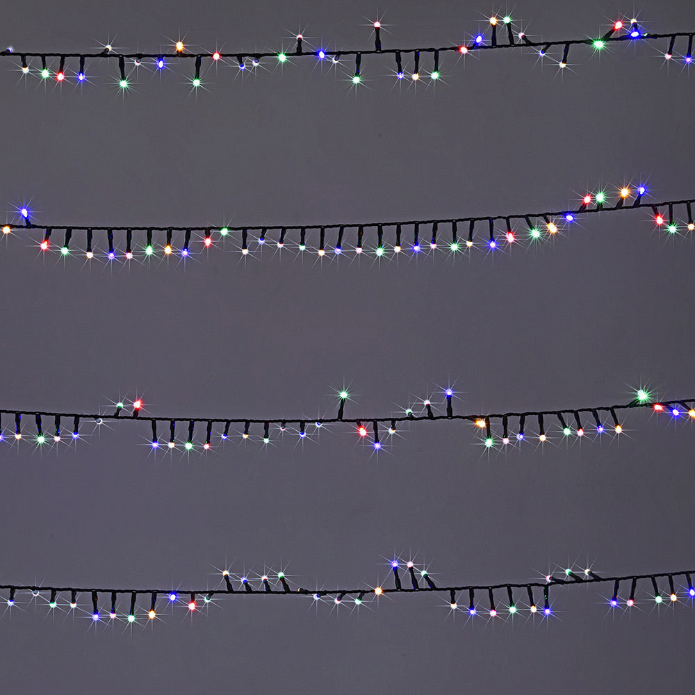 Catena di luci Natale 200 LED colorato 20m
