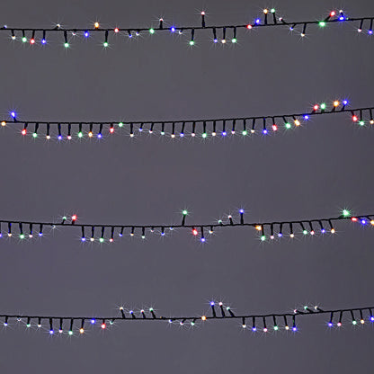 Catena di luci Natale 200 LED colorato 20m