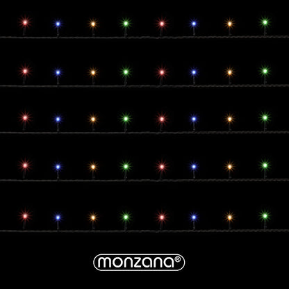 Catena di luci Natale 400 LED colorato 40m telecomando