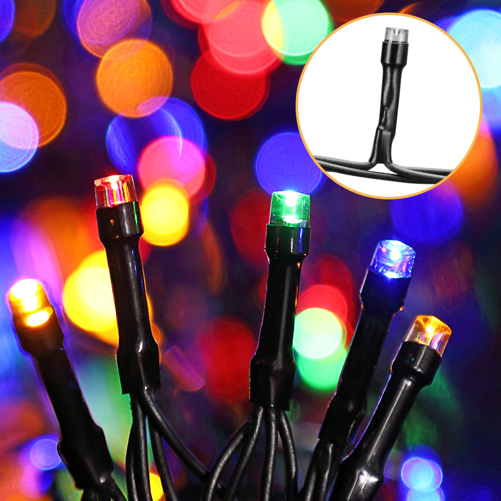 Catena di luci Natale 400 LED colorato 40m telecomando