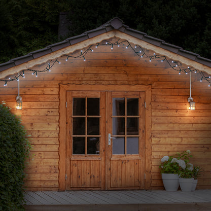 Catena di luci Natale 400 LED bianco freddo 40m