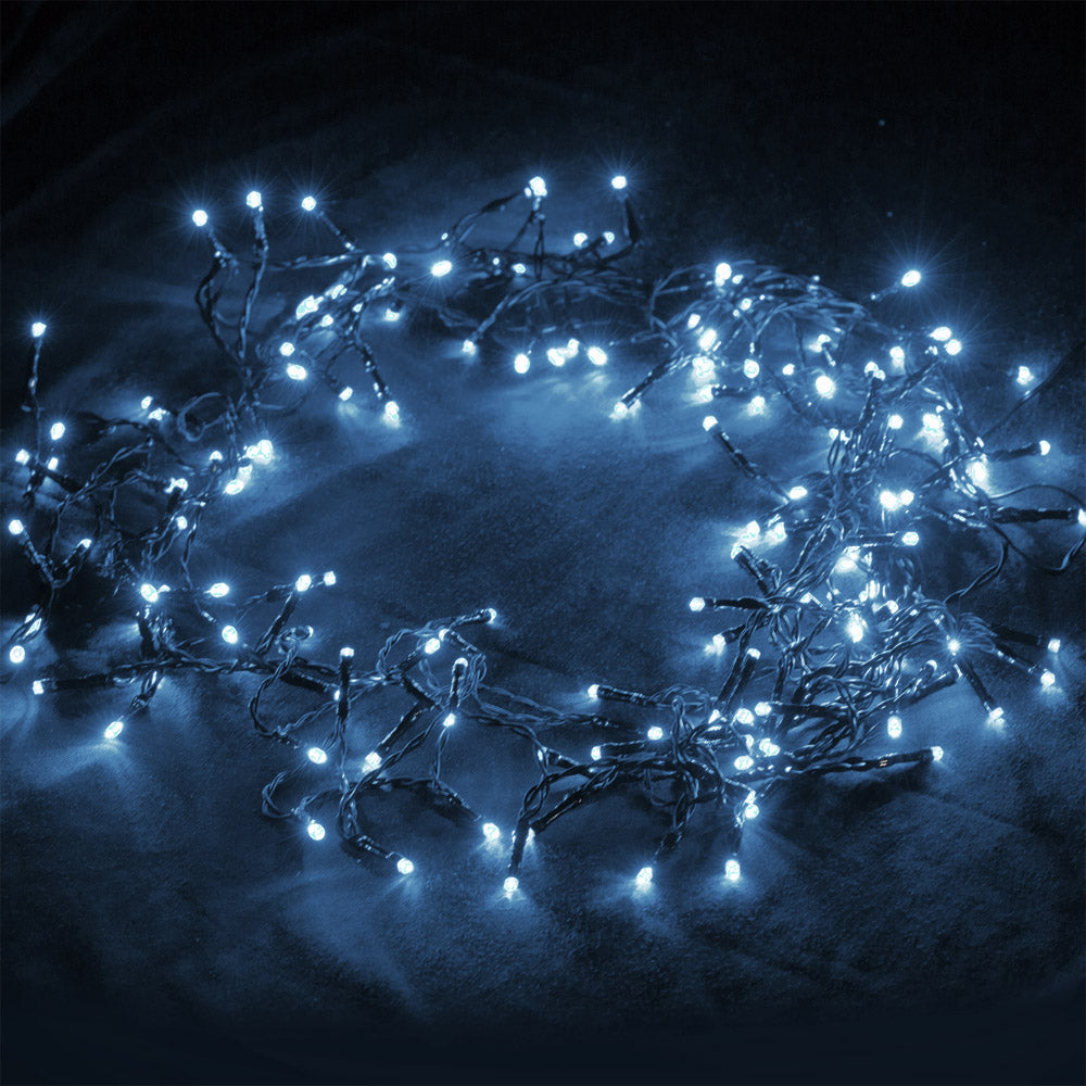 Catena di luci Natale 400 LED bianco freddo 40m