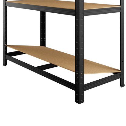 Scaffale alta portata 875kg nero 180x90x40cm