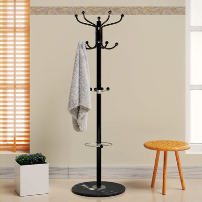 Attaccapanni con Portaombrelli Nero 173cm