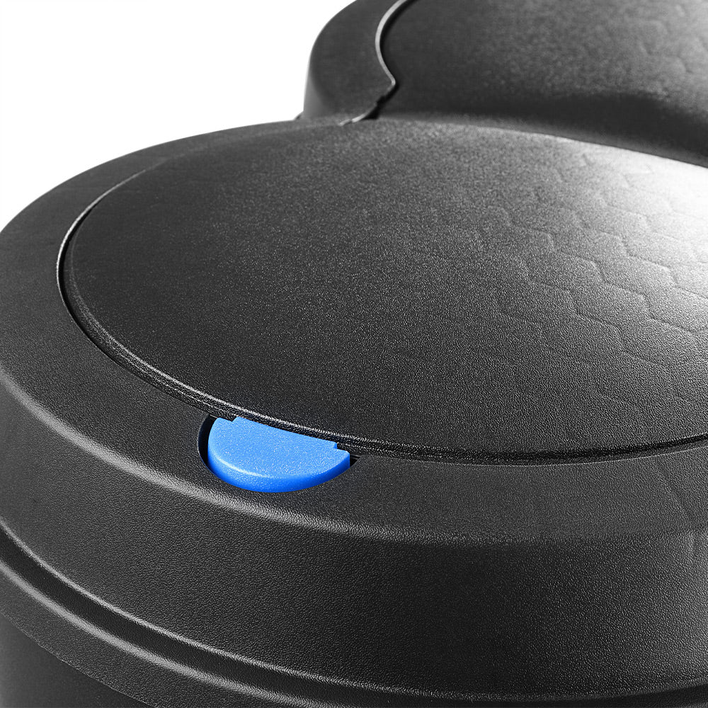 Pattumiera doppia con pulsante nero plastica 2x25L