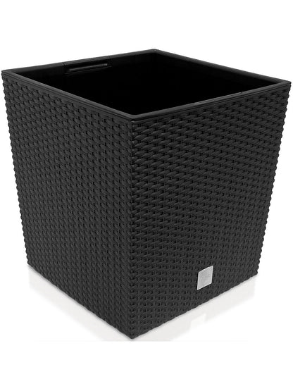 Vaso da esterno Rato Low antracite 39x39x40,5cm 64L