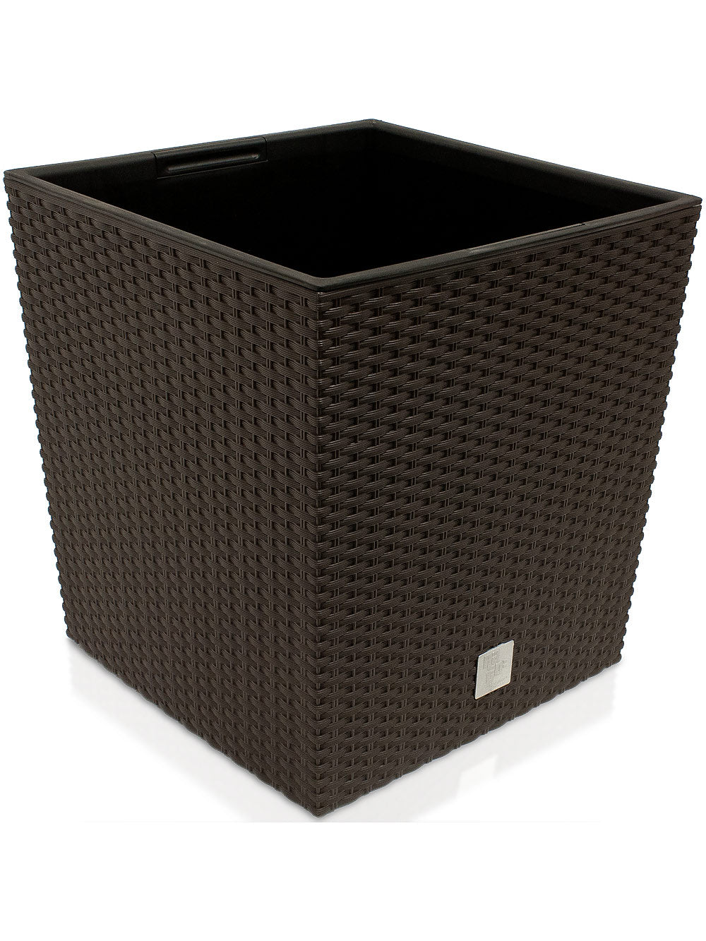 Vaso da esterno Rato Low set 2 pz marrone 39x39x40,5cm