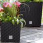 Vaso da esterno Rato Low marrone 32x32x33cm 35L