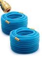 Set di 2 tubi per aria compressa da 20 m con attacco rapido/spina
