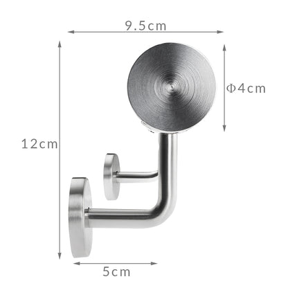 Corrimano 2 pz in acciaio inox 4,2x200cm