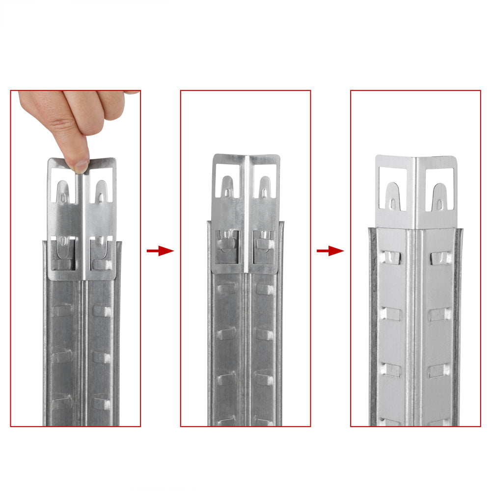 Scaffalatura pesante e ad angolo set di 3