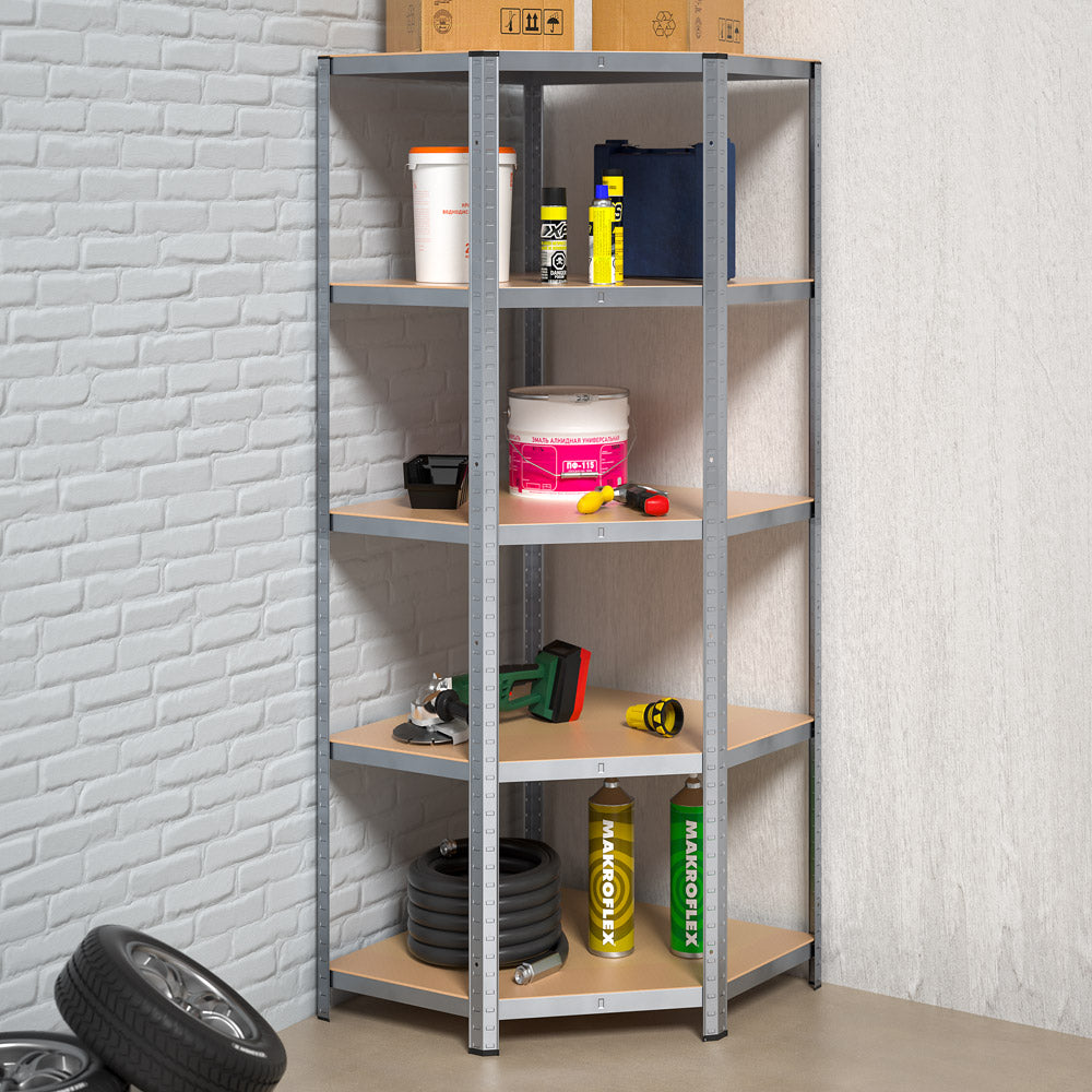 Scaffalatura pesante e ad angolo set di 3