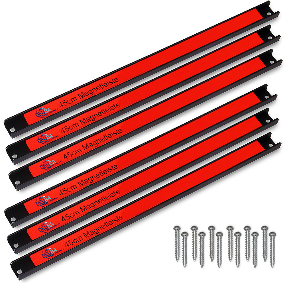 Set 6x Barre magnetiche 45cm