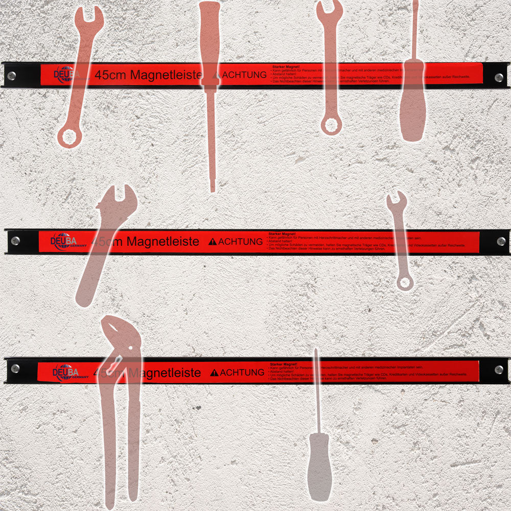 Set 6x Barre magnetiche 45cm