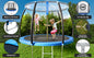 Trampolino Elastico Ø244cm con rete di sicurezza TÜV GS