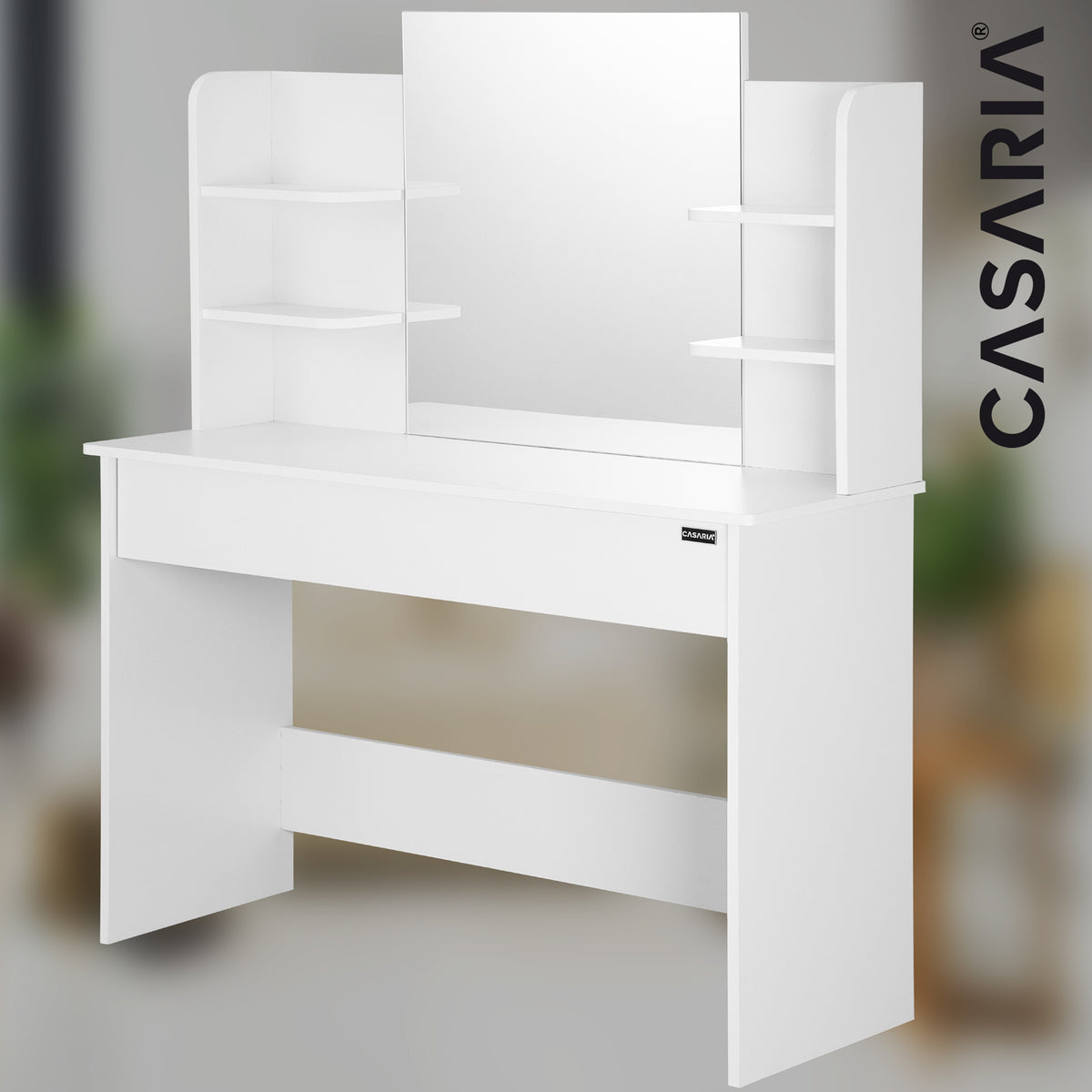 Tavolo Trucco Lucia bianco 8x140x40cm