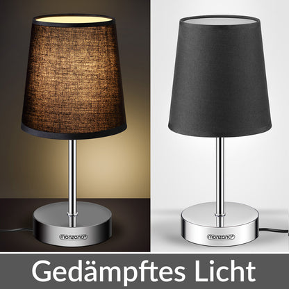 Lampada da tavolo Lumiere 2 pz antracite 32x13x13cm