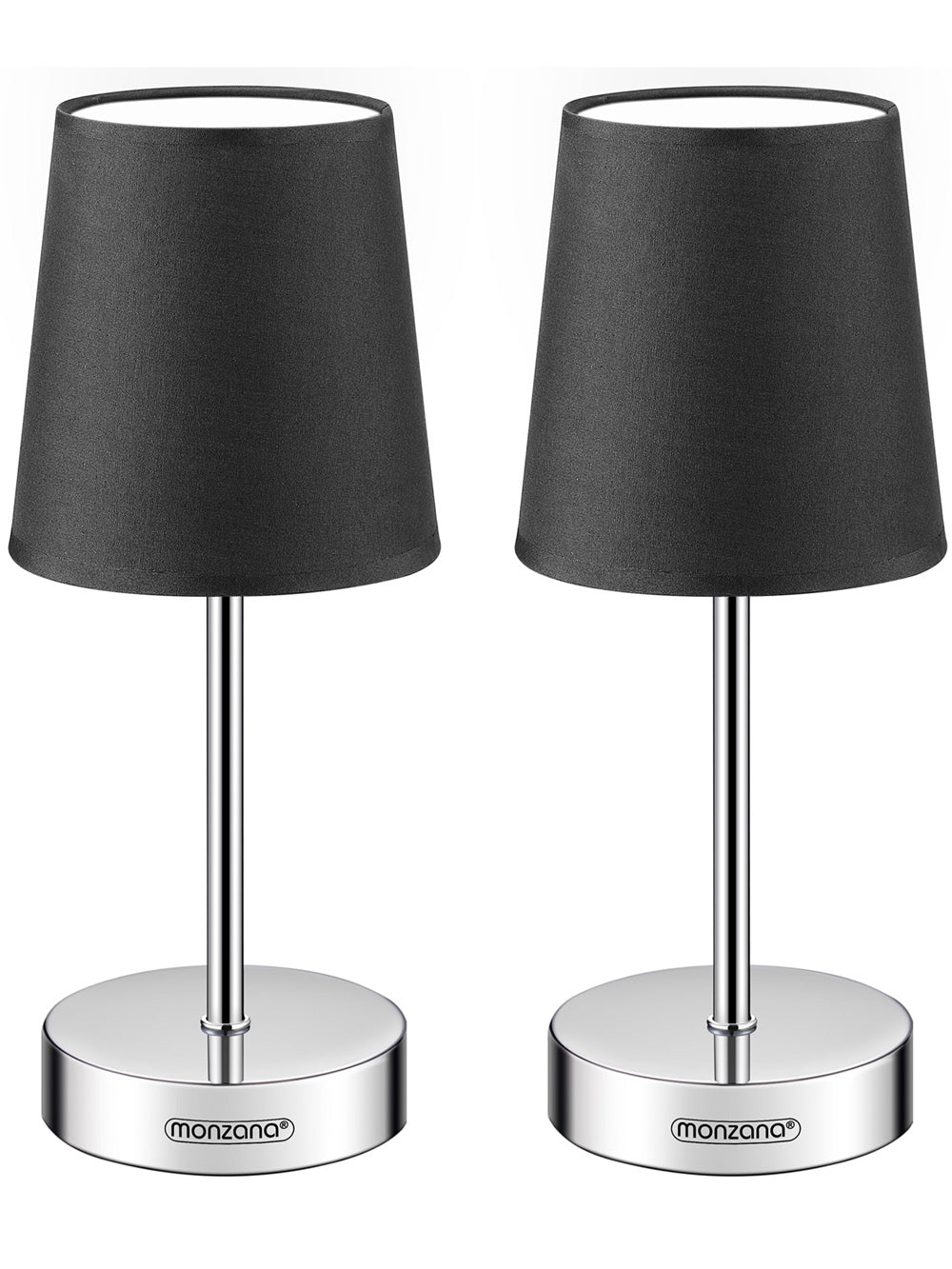 Lampada da tavolo Lumiere 2 pz antracite 32x13x13cm