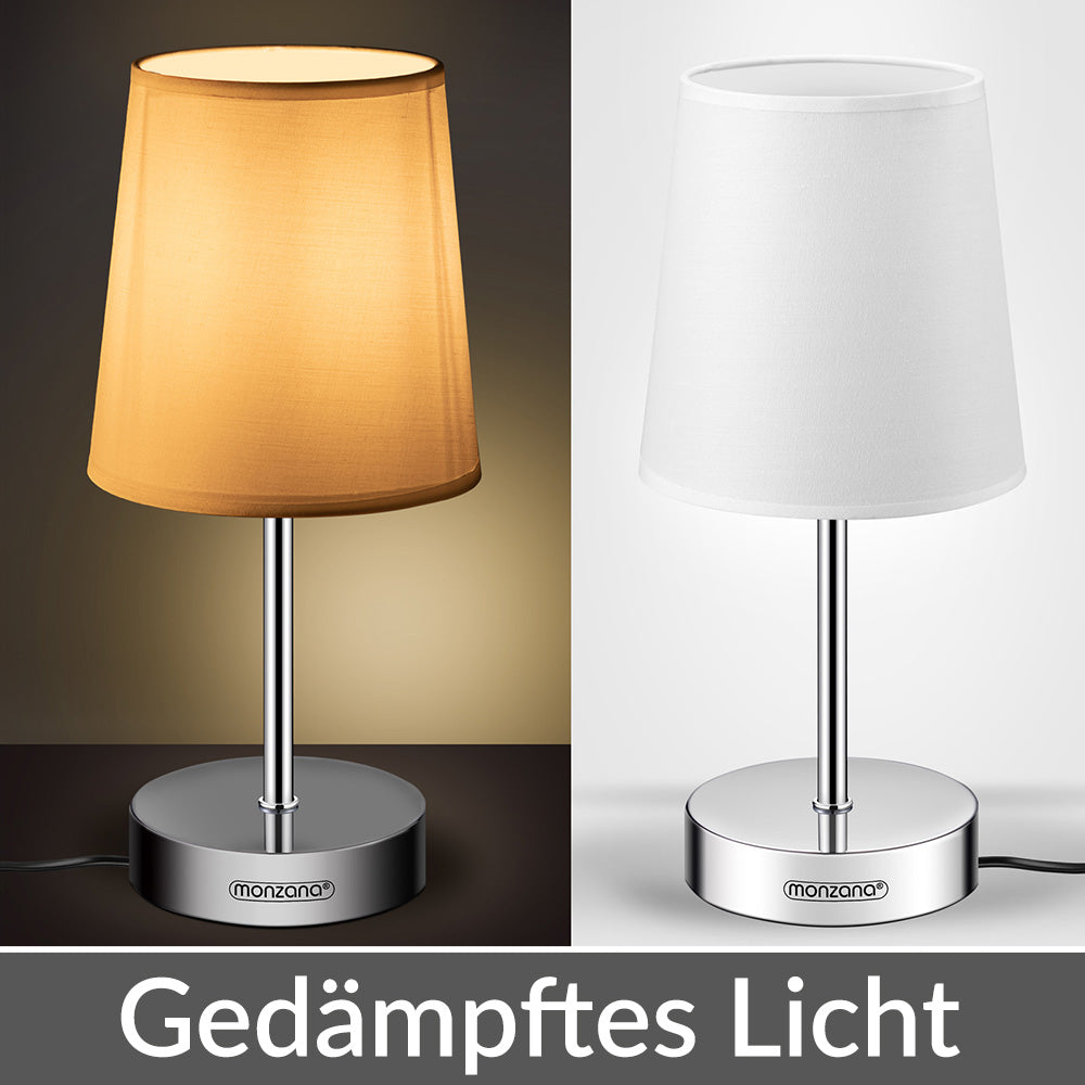 Lampada da tavolo Lumiere 2 pz bianco 32x13x13cm